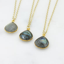 Load image into Gallery viewer, Aurora Labradorite Pendant Necklace - Elisa Maree Jewelry
